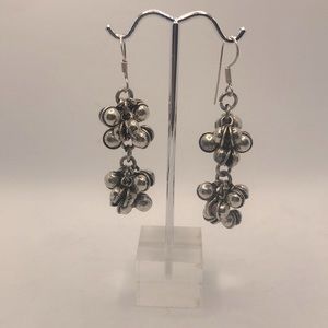 Silver Bollywood Bell Earrings